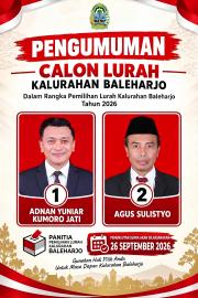 SOSIALISASI PEMUNGUTAN SUARA PILUR BALEHARJO 2026
